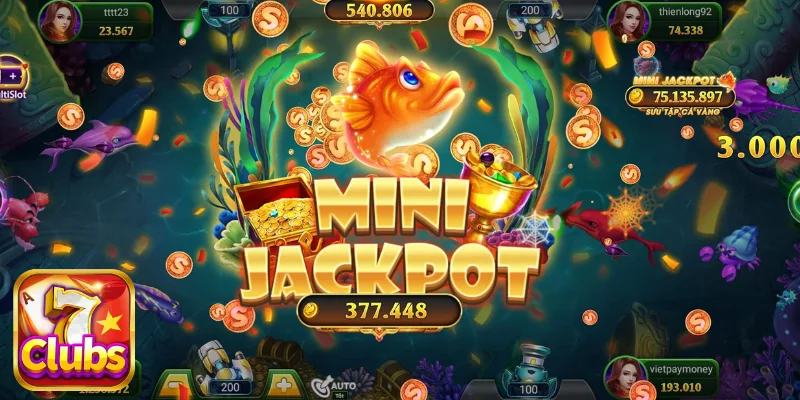 Chức năng chat online khi chơi Bắn Cá Xèng tại 7CLUBS